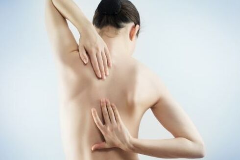 mal di schiena nell'osteocondrosi